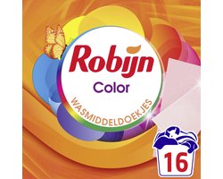Robijn Classics Color Wasmiddeldoekjes 16 wasstrips
