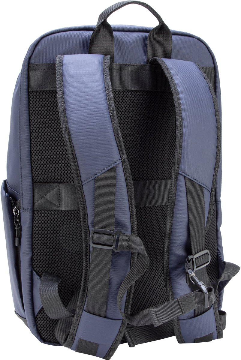 JOOP! vrijetijdsrugzak rugzak met laptopvak Dinamico Pietro Backpack Blue donkerblauw