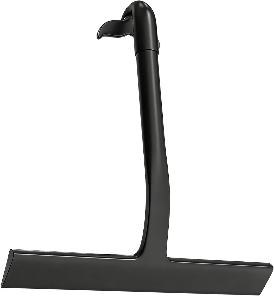 Zuigmond voor douche - Badkamer wisser - Glas reinigen - Scheurbestendig siliconen - Handzaam formaat - Zwart
