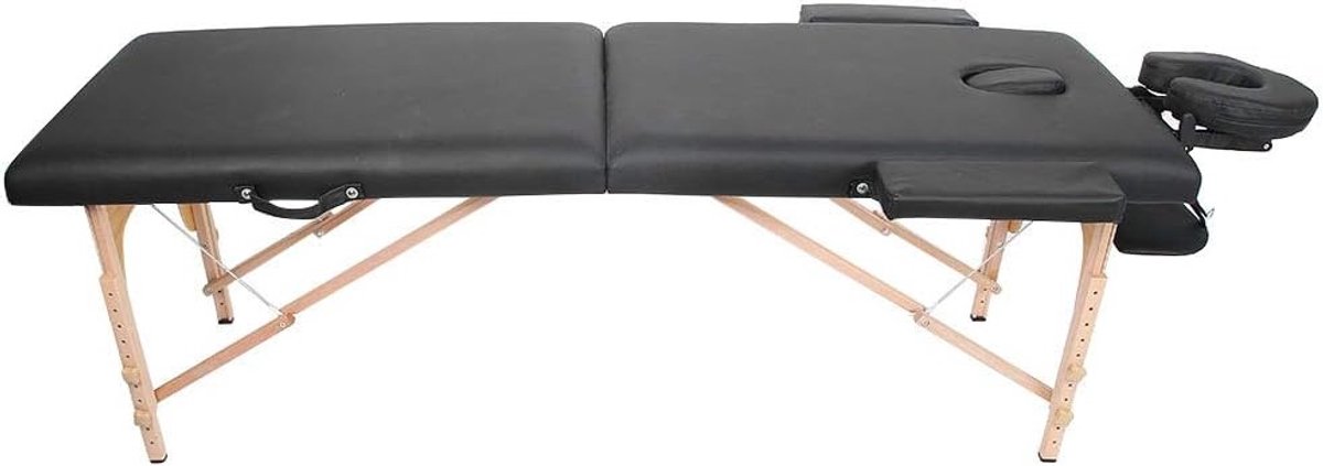 Opvouwbare massagetafel van stevig PU-leer voor professionele massages in spa en wellness centra
