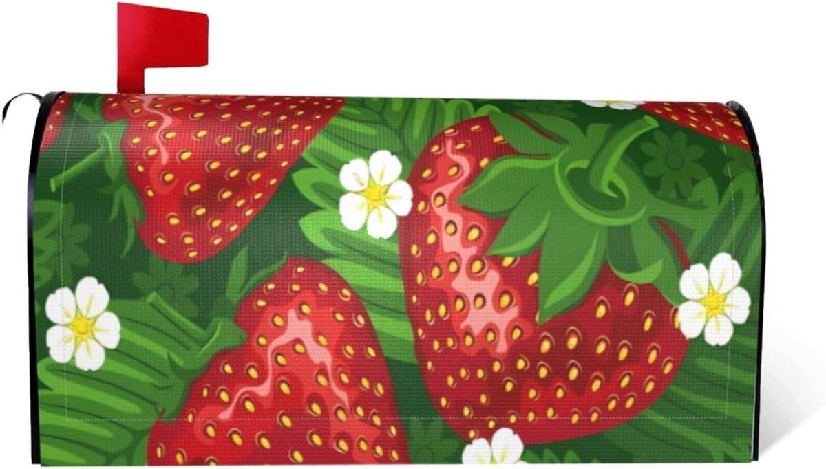 Brievenbushoes - Brievenbus decoratie - Buiten decoreren - Magnetische bevestiging - 46 x 53 cm - Zwart