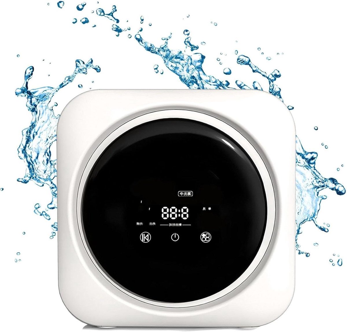 Mini Wasmachine Compact Apparaat Kleine Kleding Wassen En Drogen 35 Liter Wit