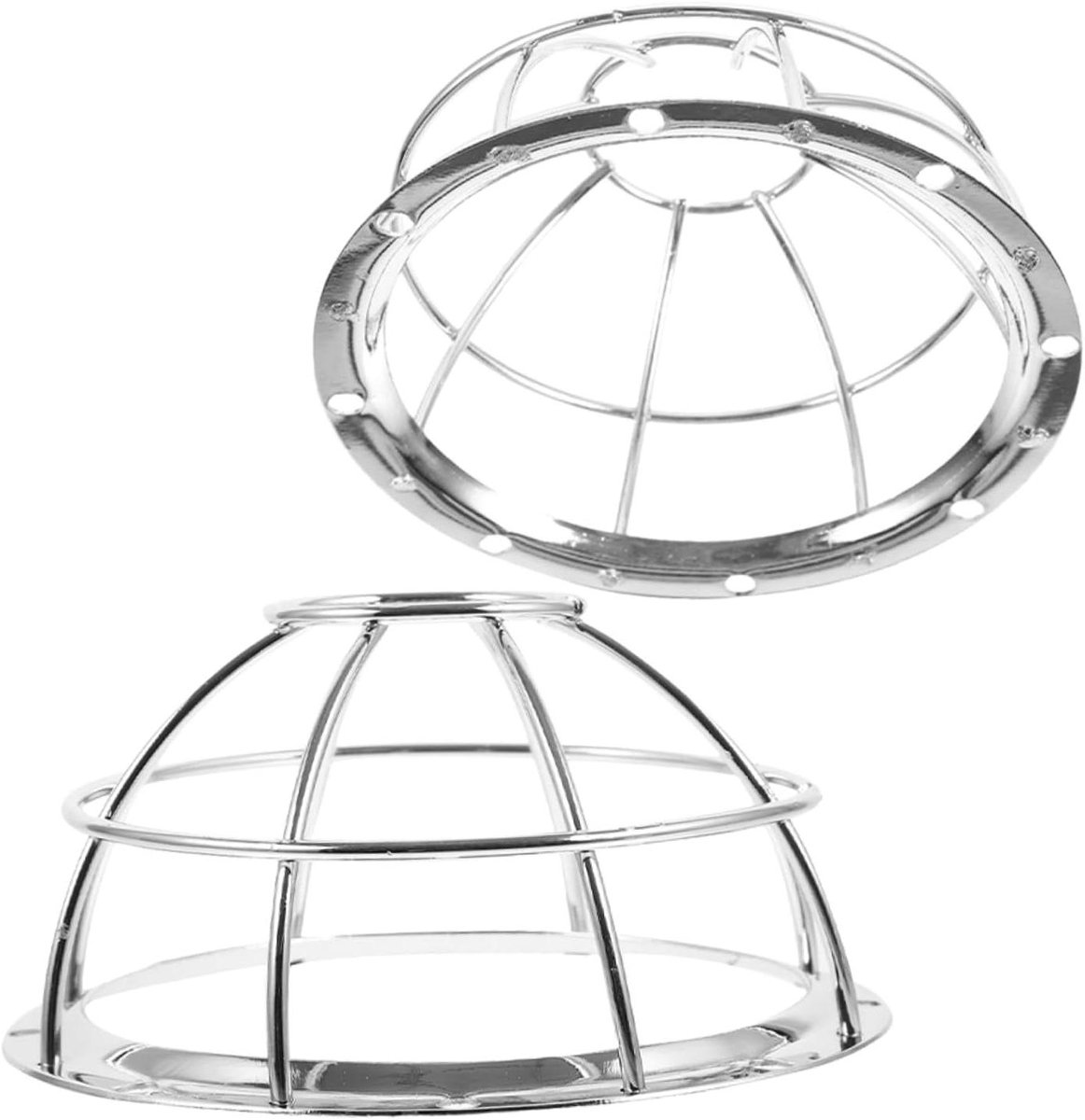 Rookmelder Beschermhoes - Draadgaas Protector - Sensor Bescherming - Roestvrij Staal - 2 Stuks - Zilver