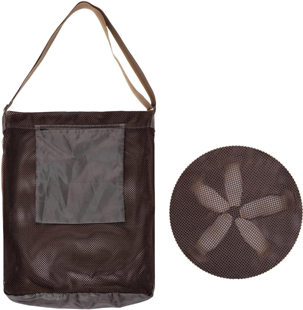 Oogstzak - Verzamelzak - Buiten Verzamelen - Ademend Gaas - 44 x 40 cm - Niet gespecificeerd