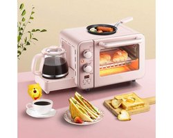 Airfryer Oven Combo - Mini Ovens - Snelle Maaltijden Bereiden - Grote Capaciteit - 12 Inch - Roze