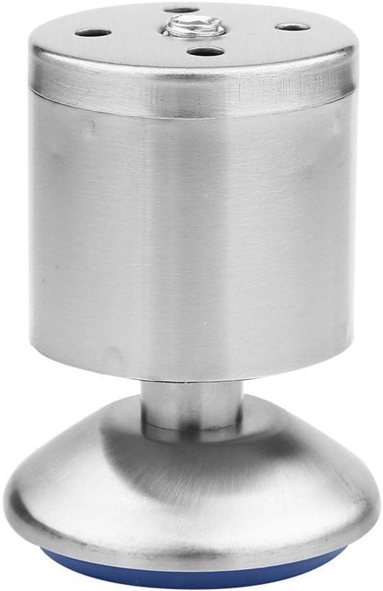 Tafelpoten Set - Meubelonderstel - Meubels Verhogen - In Hoogte Verstelbaar - 50x80MM - Zilverkleurig