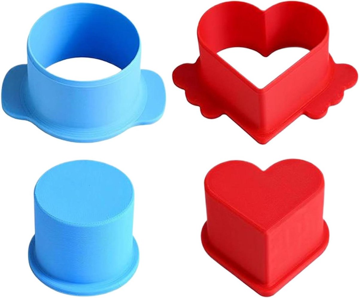 Cakepop Vorm - Bakvorm Maker - Desserts Maken - Ronde Hartvormen - 2 Stuks - Niet gespecificeerd