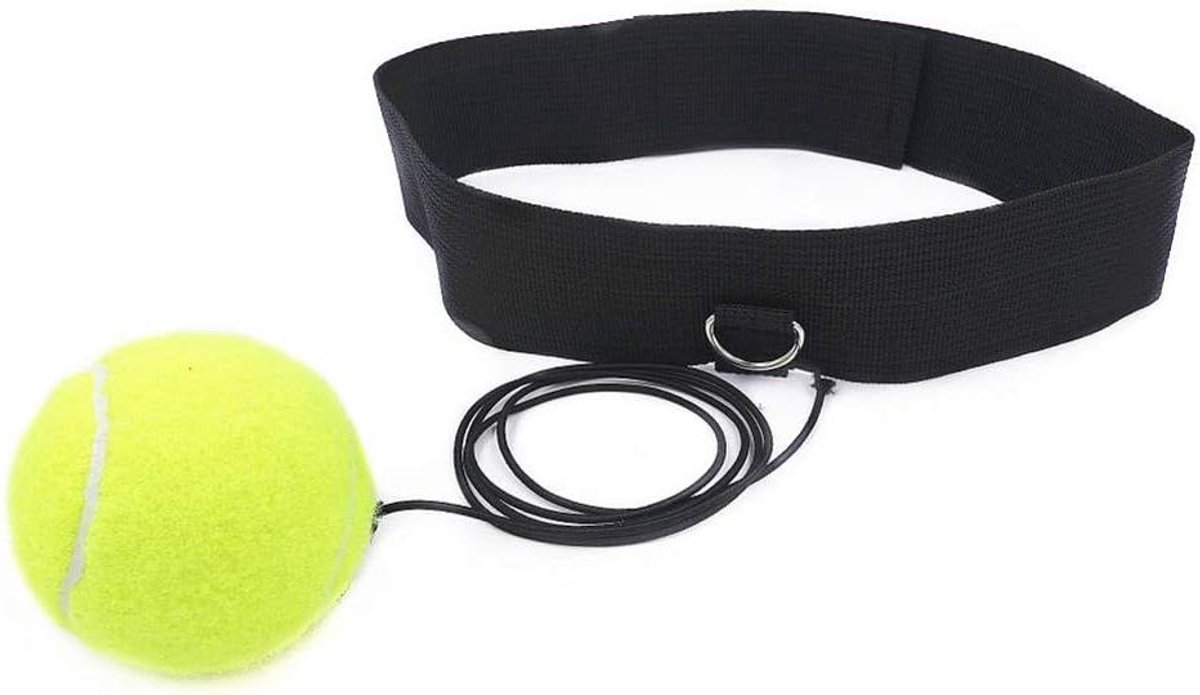 Boksen Reflex Bal - Trainingsbal Hoofd - Sport Training - Verstelbare Hoofdband - N.v.t. - Zwart