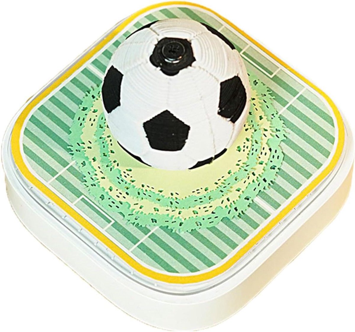 Bureaukalender Voetbal - Dagelijkse Kalender - Planning en Decoratie - 3D Vorm - Compact Formaat - Multicolor