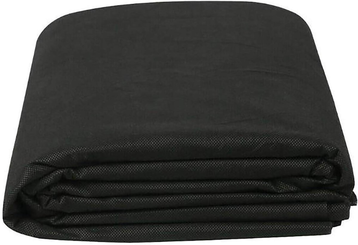Onkruiddoek - Grondbedekking Barrièredoek - Tuinonderhoud - Biologisch afbreekbaar - 1 x 1 cm - Zwart