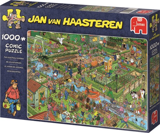 Jan van Haasteren - De Volkstuintjes - 1000 stukjes puzzel - Legpuzzel JVH
