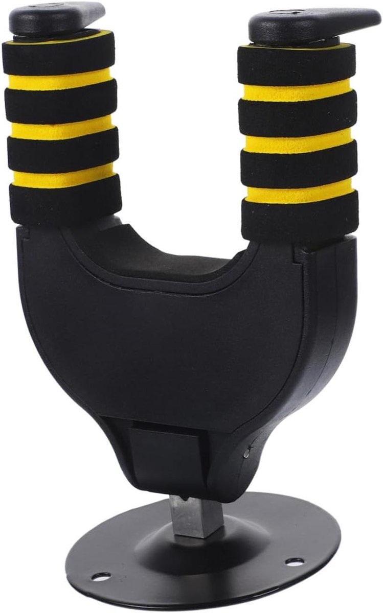 Gitaar Muurbeugel - Instrumenten Hanger - Veilig Ophangen - Automatisch Vergrendelingsmechanisme - 15 x 10 x 8.5 cm - Zwart