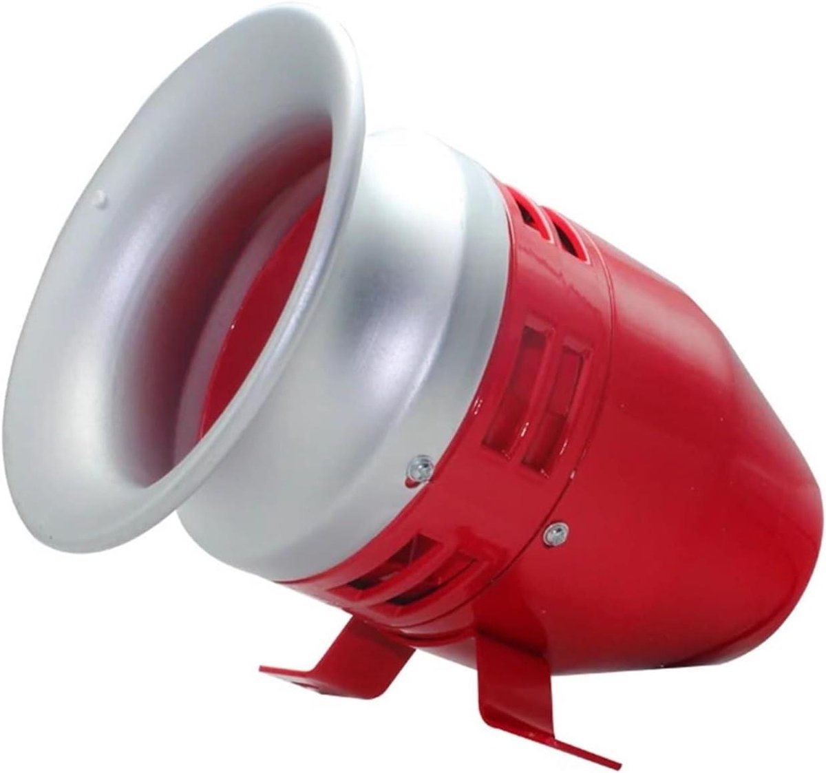 Motor Gedreven Sirene - Alarm Hoorn - Industrieel Alarm - 125 decibel geluid - 12V - Metaal