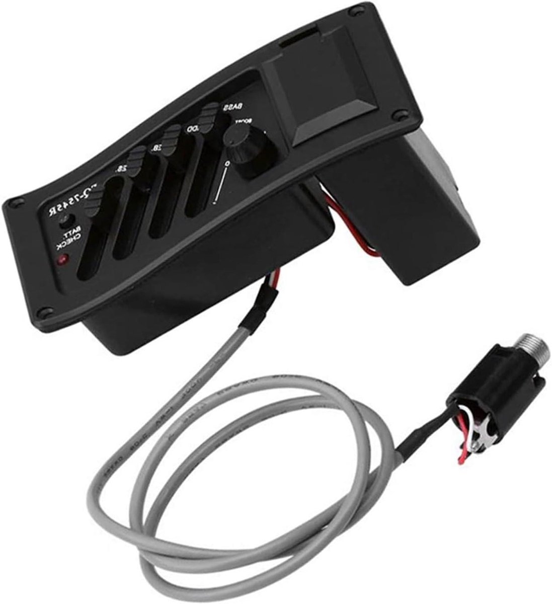 Gitaar Pickup - Pre-amp EQ - Muziek Versterken - 4 Band Equalizer - 104mm Lang - Zwart
