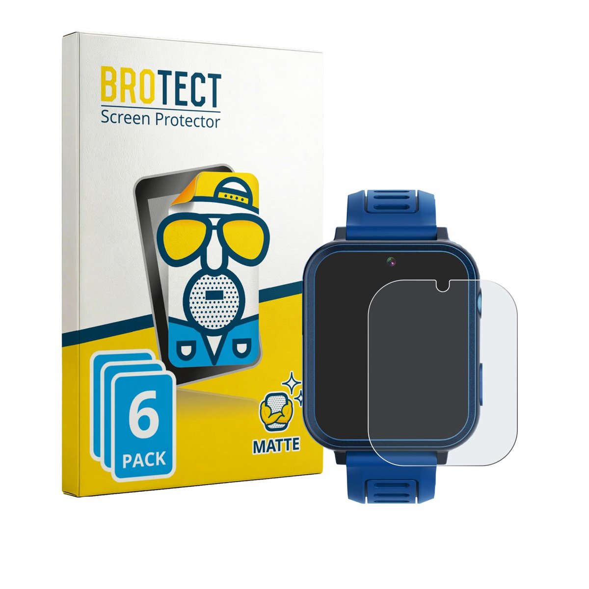 BROTECT - Screenprotector voor Phyulls S16 - Folie Beschermfolie matte 6 Stuks