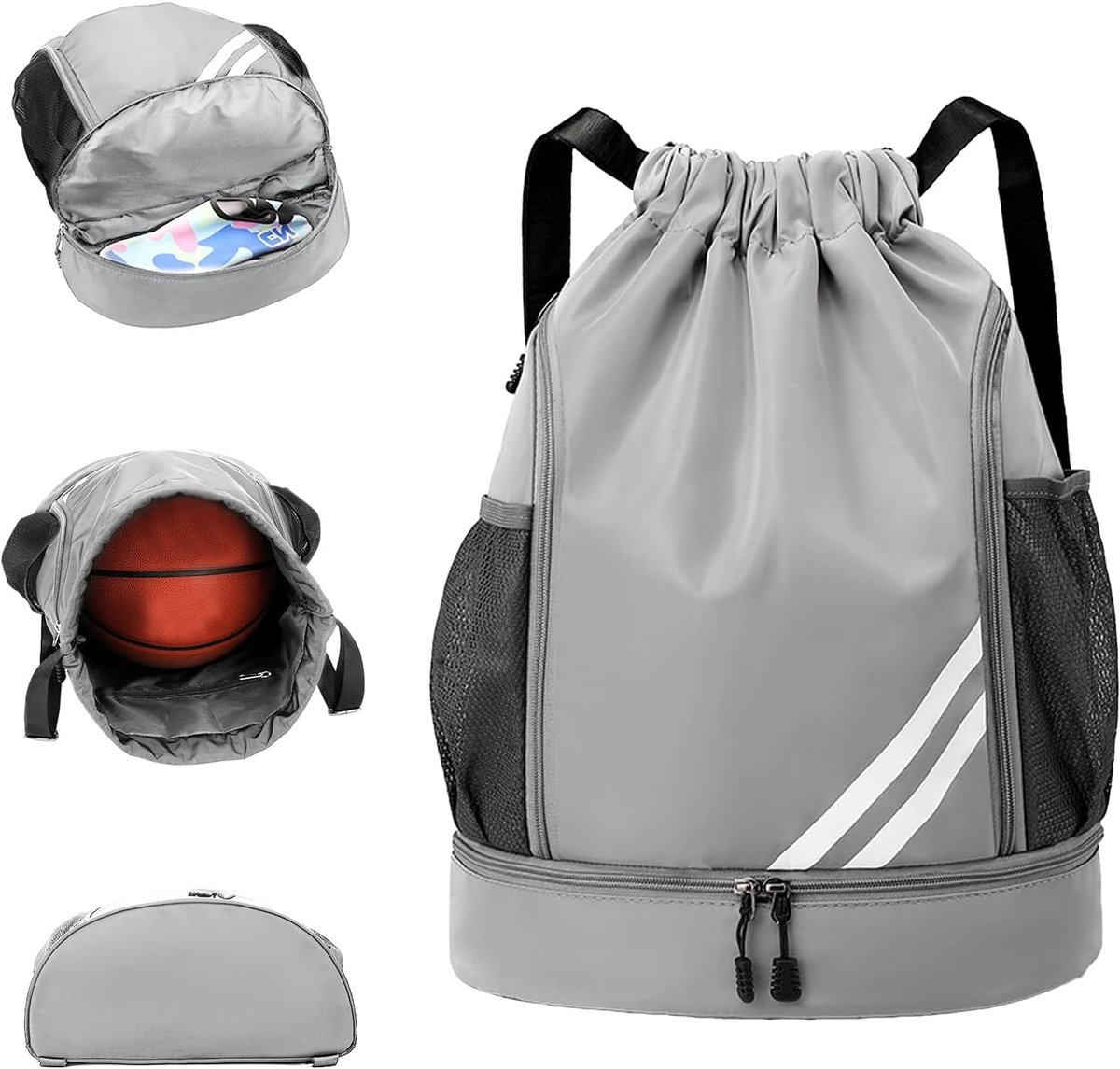 Opbergdoos - Bewaarbox - Huis Organiseren - Stapelbaar Ontwerp - 30 Liter - Transparant