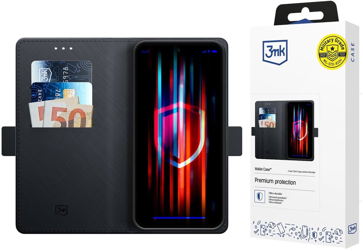 3Mk Portemonneehoesje Voor Iphone 17 Pro, Magnetische Beschermhoes Met Vakje