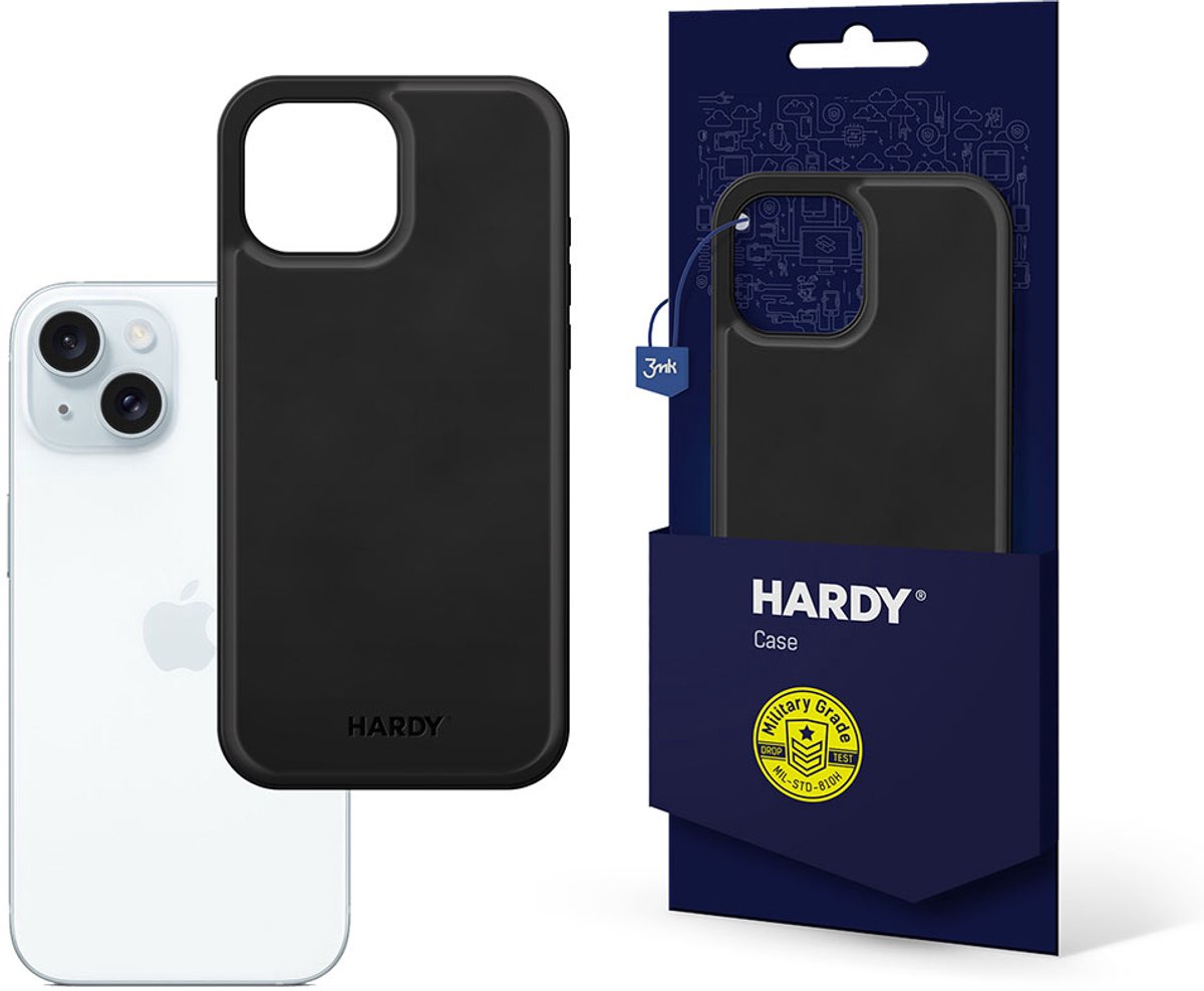 3Mk Hardy Apple Silky Leather Magcase Voor Iphone 15 Plus Met Telefoonbescherming