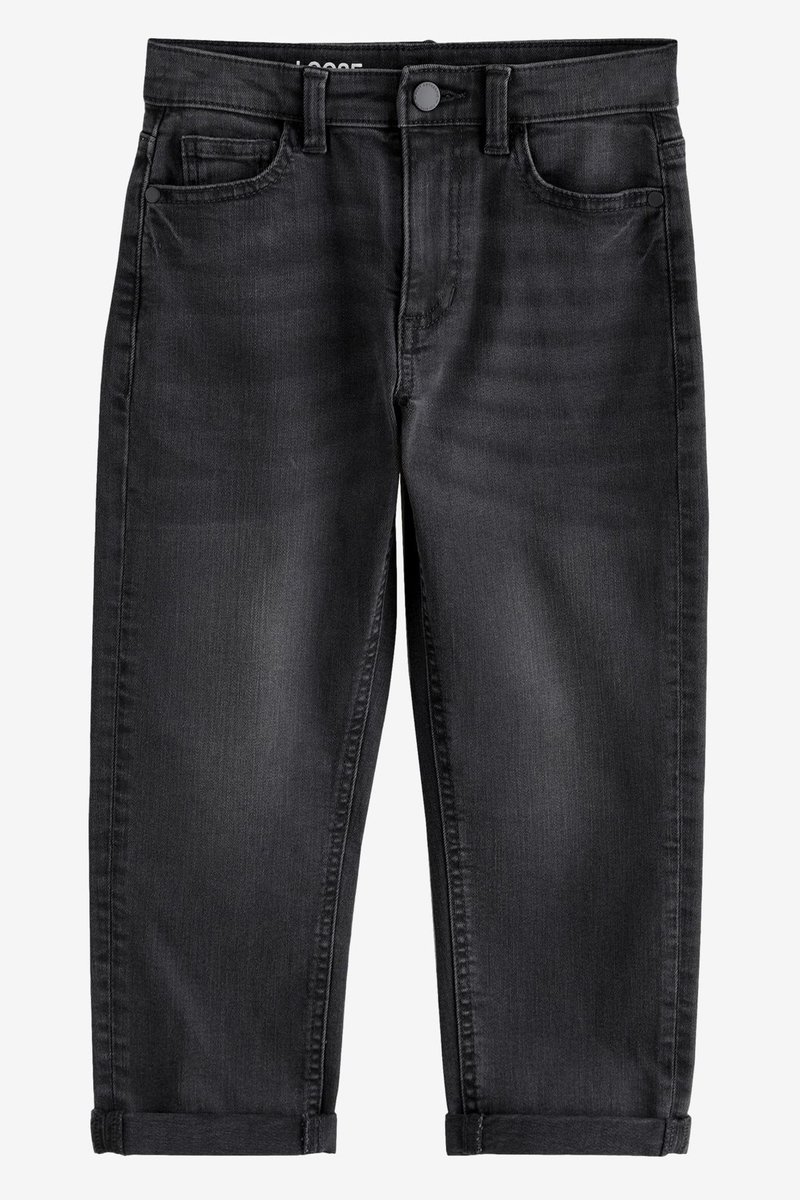 Next - Jongens - Stretchjeans met ruimvallende pasvorm - Zwart