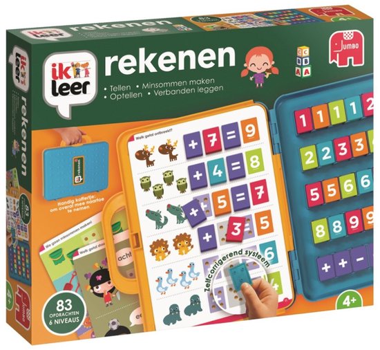 Jumbo - Ik Leer - Rekenen - Educatief spel - Vanaf 4 jaar - Speelgoed in koffer