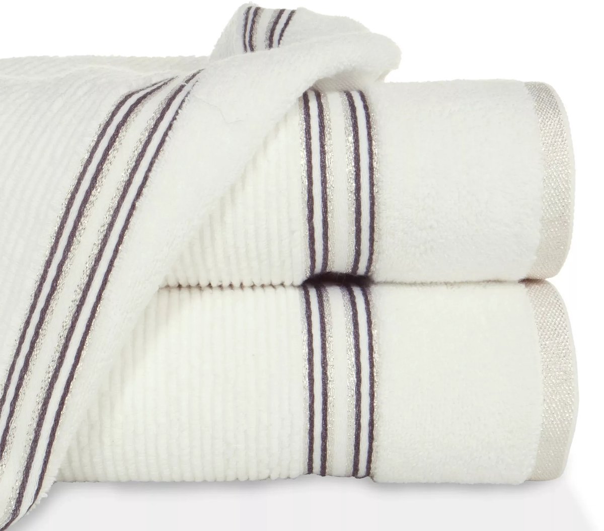 Filon badstof handdoek 50x90 cm crème 530g/m²
