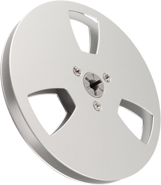 Lege Oprolspoel - Tape Haspel - Opname Benodigdheden - Verbeterde Geluidskwaliteit - 5 Inch - Zilver — afbeelding 2