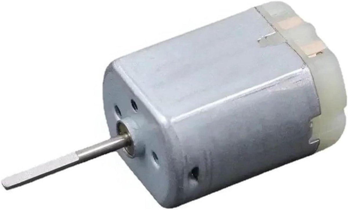 Deurslot Motor - Centrale Vergrendeling - Auto Reparatie - Soepele Stille Werking - 20mm Platte As - Zwart