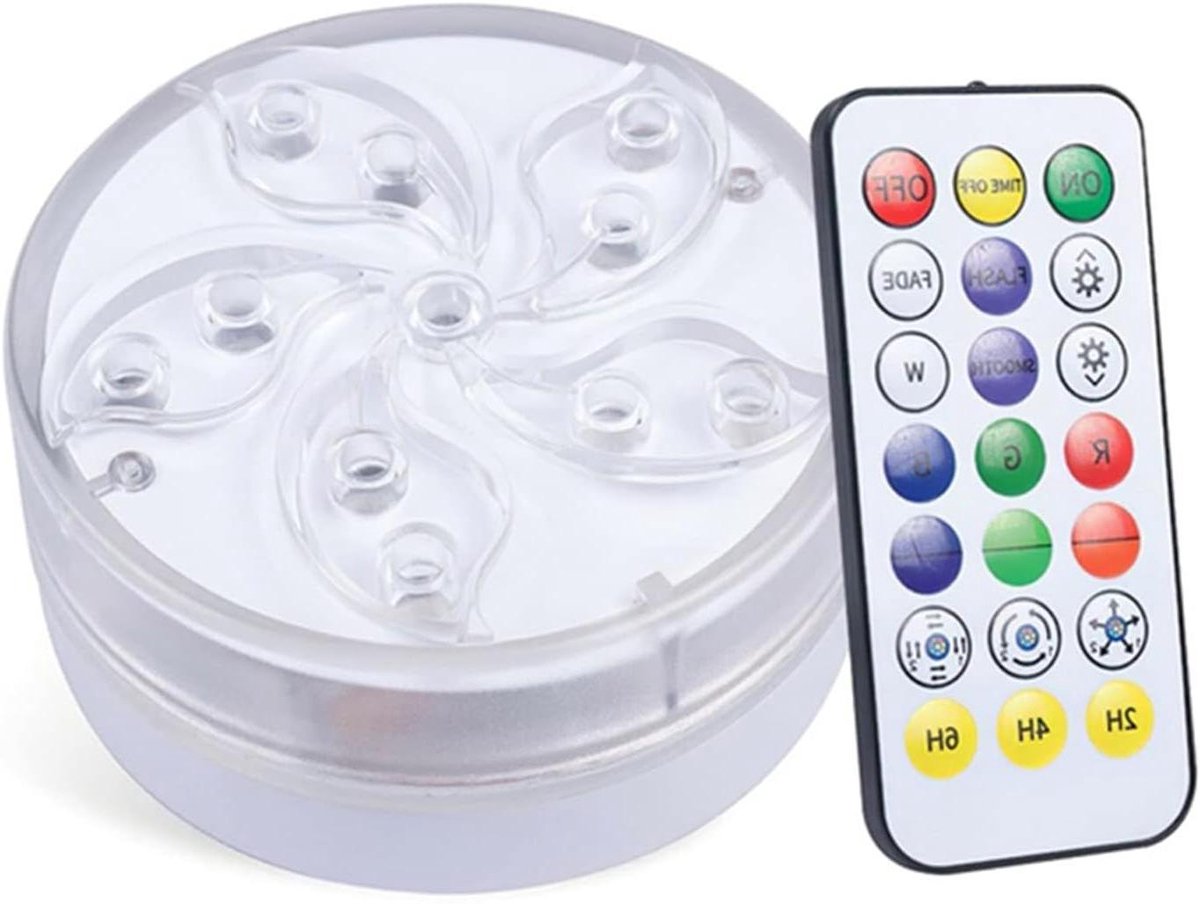Onderwater Spot Verlichting – Dimbare LED Lamp – Feestelijke Sfeer Creëren – IP68 Waterdicht Certificaat – 8cm Diameter – Multicolor Onderwater Spot Verlichting – Dimbare LED Lamp – Feestelijke Sfeer Creëren – IP68 Waterdicht Certificaat – 8cm Diameter – Multicolor