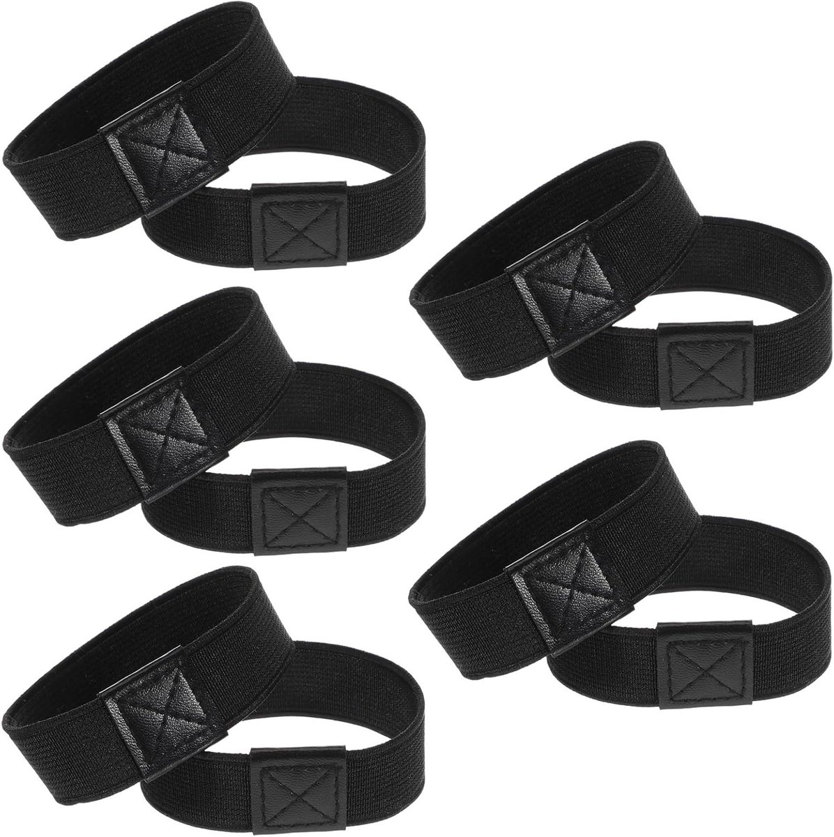 SnelShoppen - 5 Paar Laces Fixing Bands voor Voetbalschoenen, Elastische Fixatiebanden voor Schoenveters, Voorkom Loslating van Schoenveters bij Sport