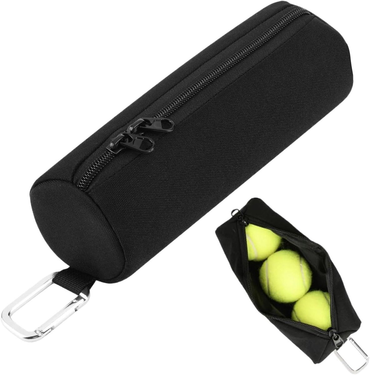 Sportuitrusting Organizer - Ballenhouder Tas - Sporten en Reizen - Handsfree Mobiliteit - 20 x 7 cm - Zwart