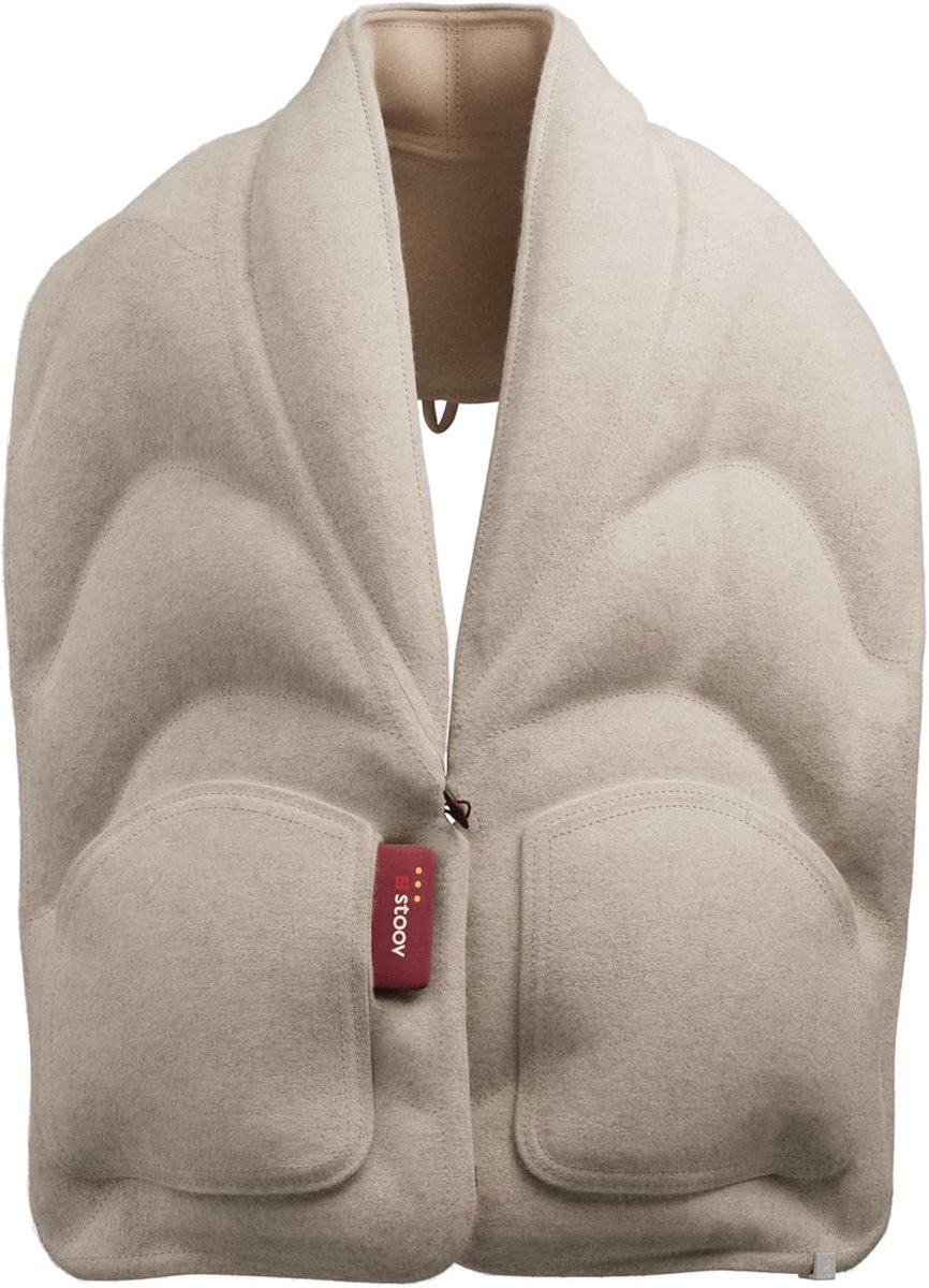 STOOV Kokoon³ - Warmtesjaal - Draadloos - Infrarood warmtetechniek - Flex batterij met 4 tot 6,5 uur draadloze warmte - 35x190 cm - Core Original — cadeau in Wonen & Interieur - foto 3
