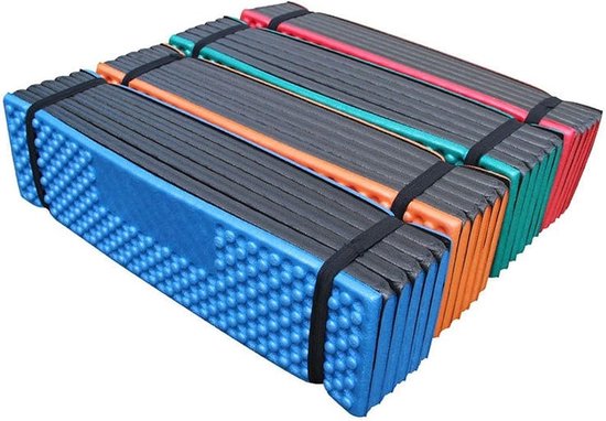 Schuimstofmatras Campingmatras - Slaapmat Schuim - Outdoor Activiteiten - Ergonomische Ondersteuning - 186 x 57 x 2 cm - Oranje — afbeelding 3