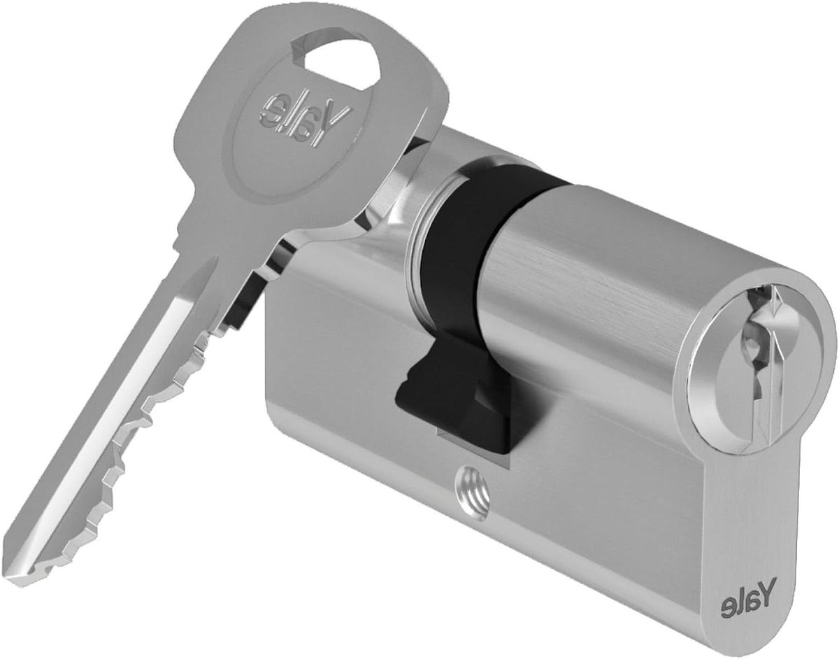 Veiligheidscilinder - Slotcilinder - Deur Beveiligen - 5-pins beveiliging - 35/50 - Satijn nikkel