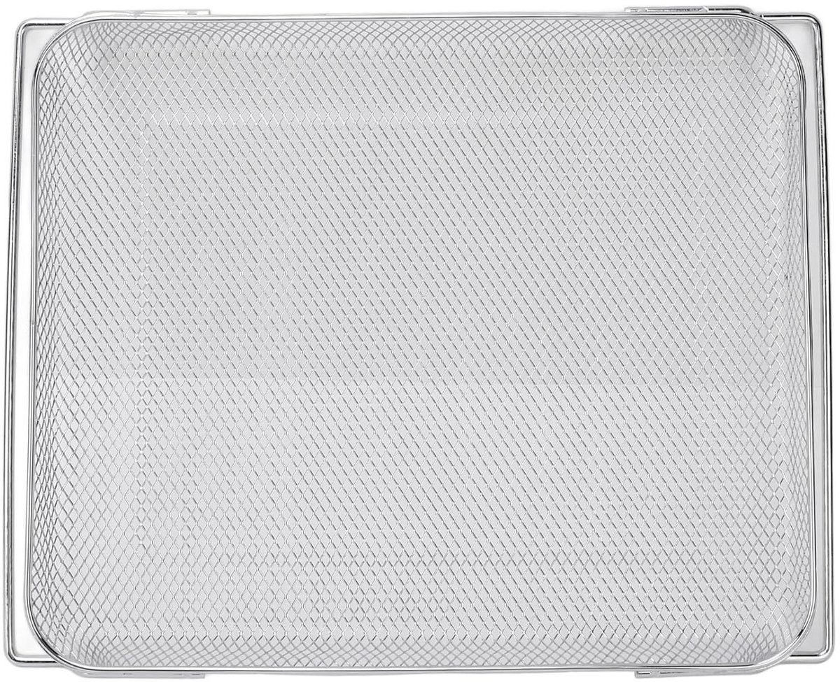 Friteuse Ovenmand - Bakrek - Knapperig Bakken - Roestvrij Staal - 38 x 30 x 4 cm - Zilver