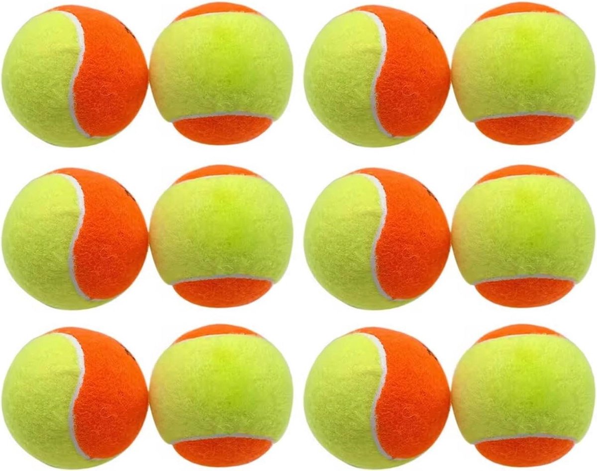 Tennisballen Set - Sportballen - Trainen en Spelen - Hoge Weerstand - 12 Stuks - Geel