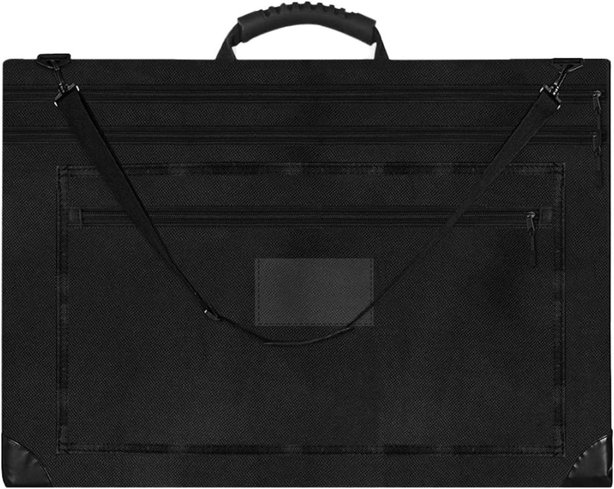 Opbergtas - Portfolio tas - Kunst transporteren - Scheurbestendig - 70x54x5cm - Zwart