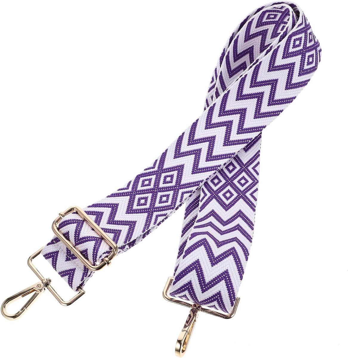 Schouderband Tas - Verstelbare Band - Comfortabel Dragen - Extra Brede Band - 79.5 cm - Paars