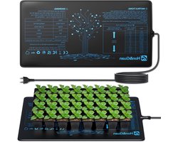 55W Verwarmingsmat voor Planten 25 x 53 cm - Efficiënte Warmte voor Zaailingen, Huisdieren en Reptielen - IP67 Waterdicht en Duurzaam