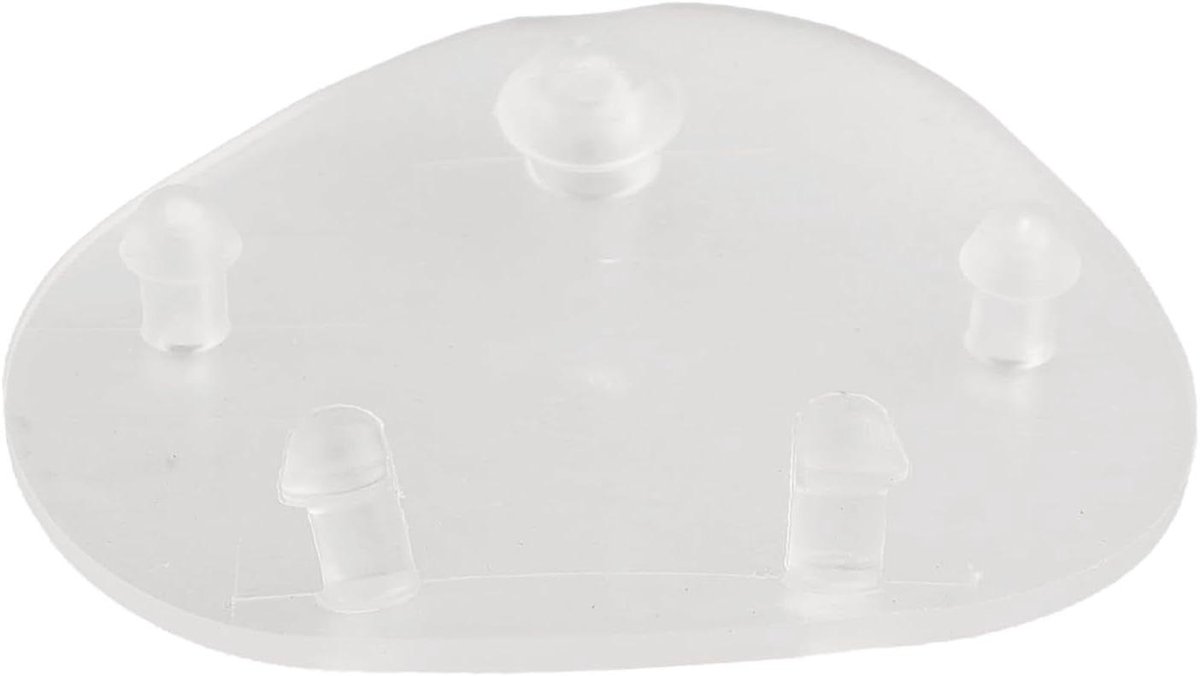 Toilet Tank Afdichting - Siliconen Flapper - Lekkage Voorkomen - Specifiek Model - 8 x 8 x 1 cm - Wit