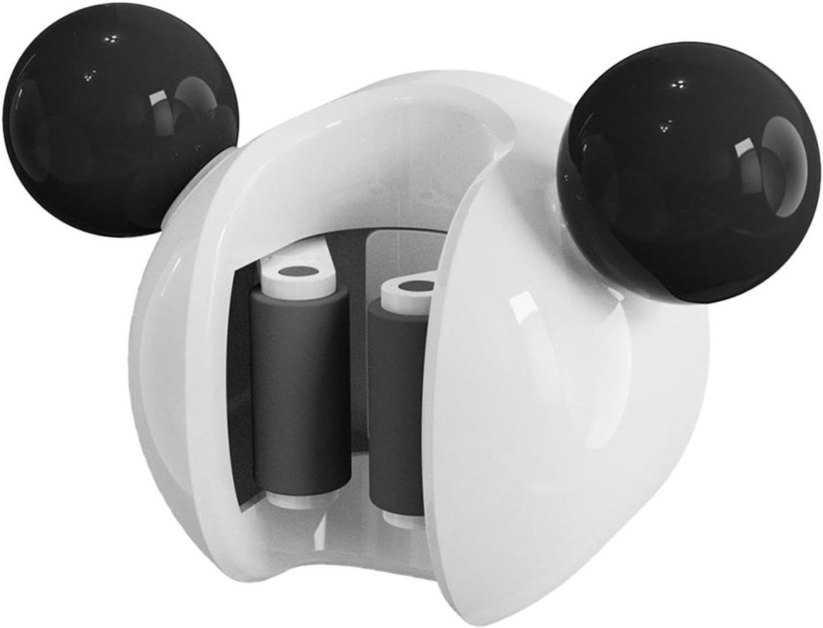 Wandbezemhouder - Buitenklemmen - Huishouden Organiseren - Antislip Siliconen - 11 cm - Wit