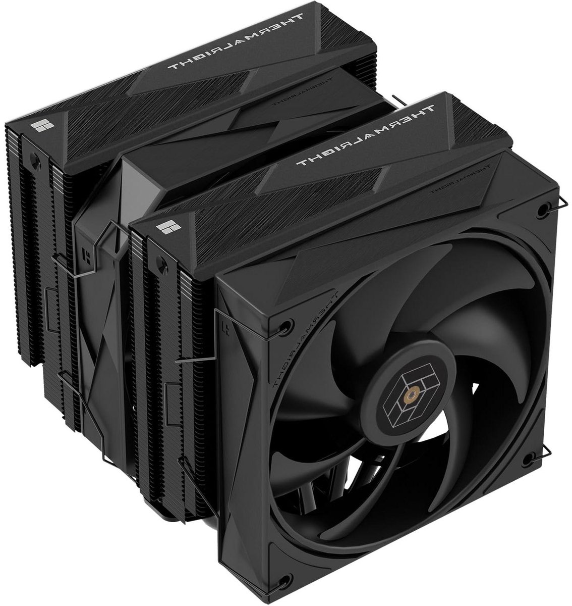CPU Cooler - Dubbele Toren - PC Componenten Koelen - 6 Heatpipes - 158 mm Hoogte - Zwart