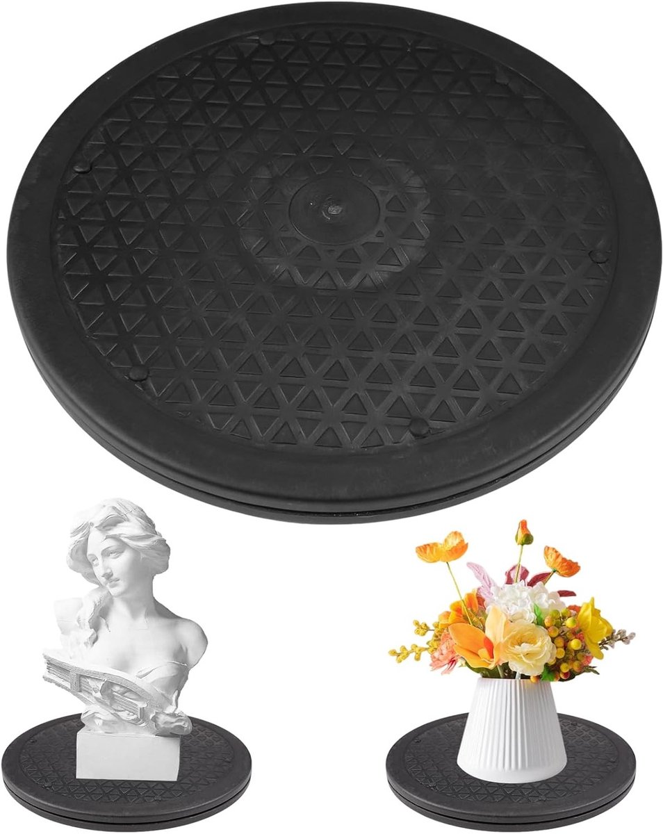 Multifunctioneel Draaitafel met 360 Graden Rotatie, Ideaal voor Laptops, Monitoren en Decoraties