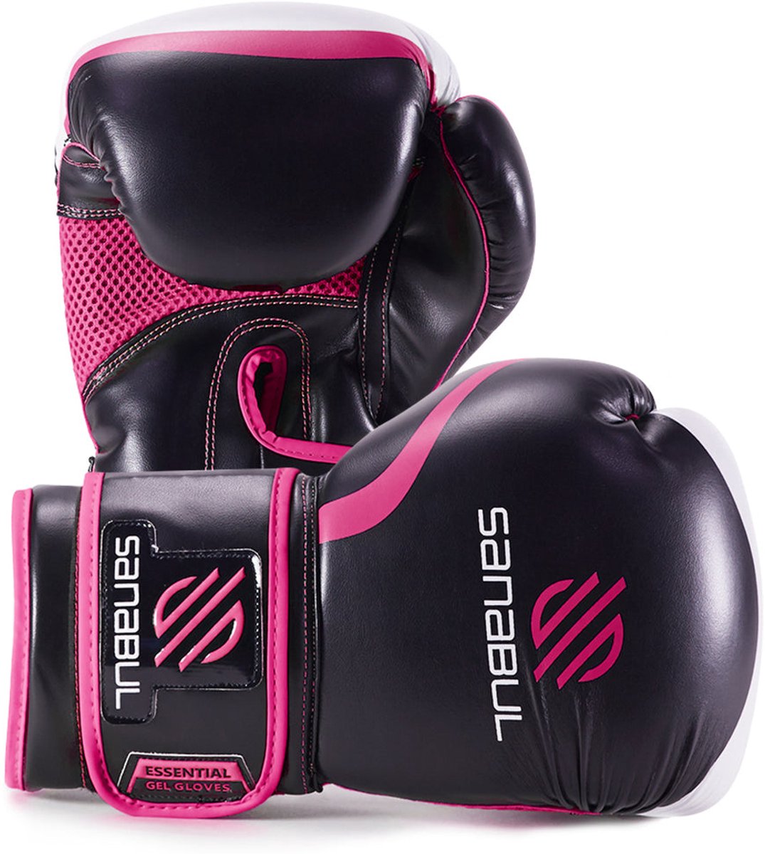 Sanabul Essential Bokshandschoenen – Roze – 14 oz