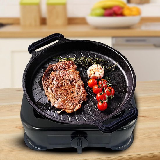 Camping Kookstel - Draagbaar Fornuis - Outdoor Koken - Energiezuinig - 33.1 x 29.2 x 7.6 cm - Zwart van Camping — afbeelding 4