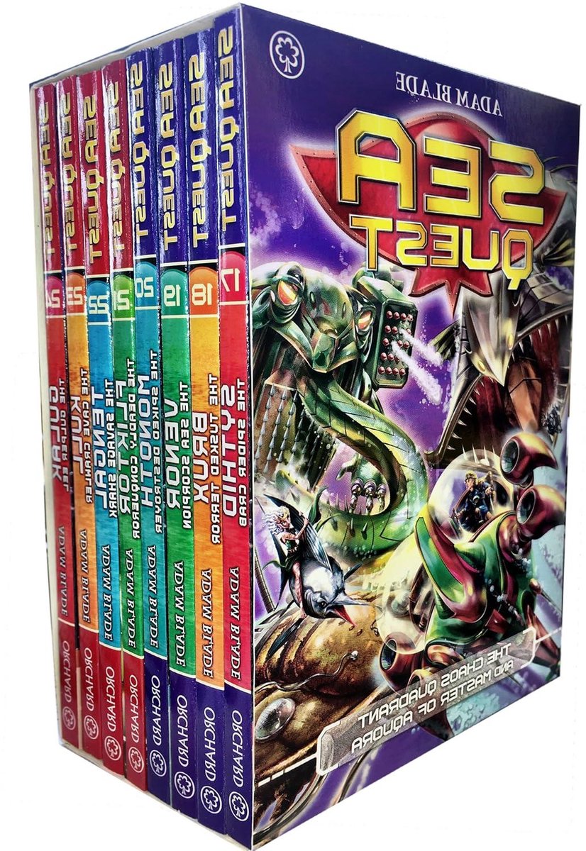 Sea Quest Boekenbox - Avonturenreeks Verzameling - Leesplezier Kinderen - 8 Boeken Compleet - 780 g - Niet gespecificeerd