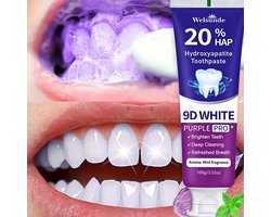 Paarse Hydroxyapatiet Tandpasta - Whitening & Diepe Reiniging 100g