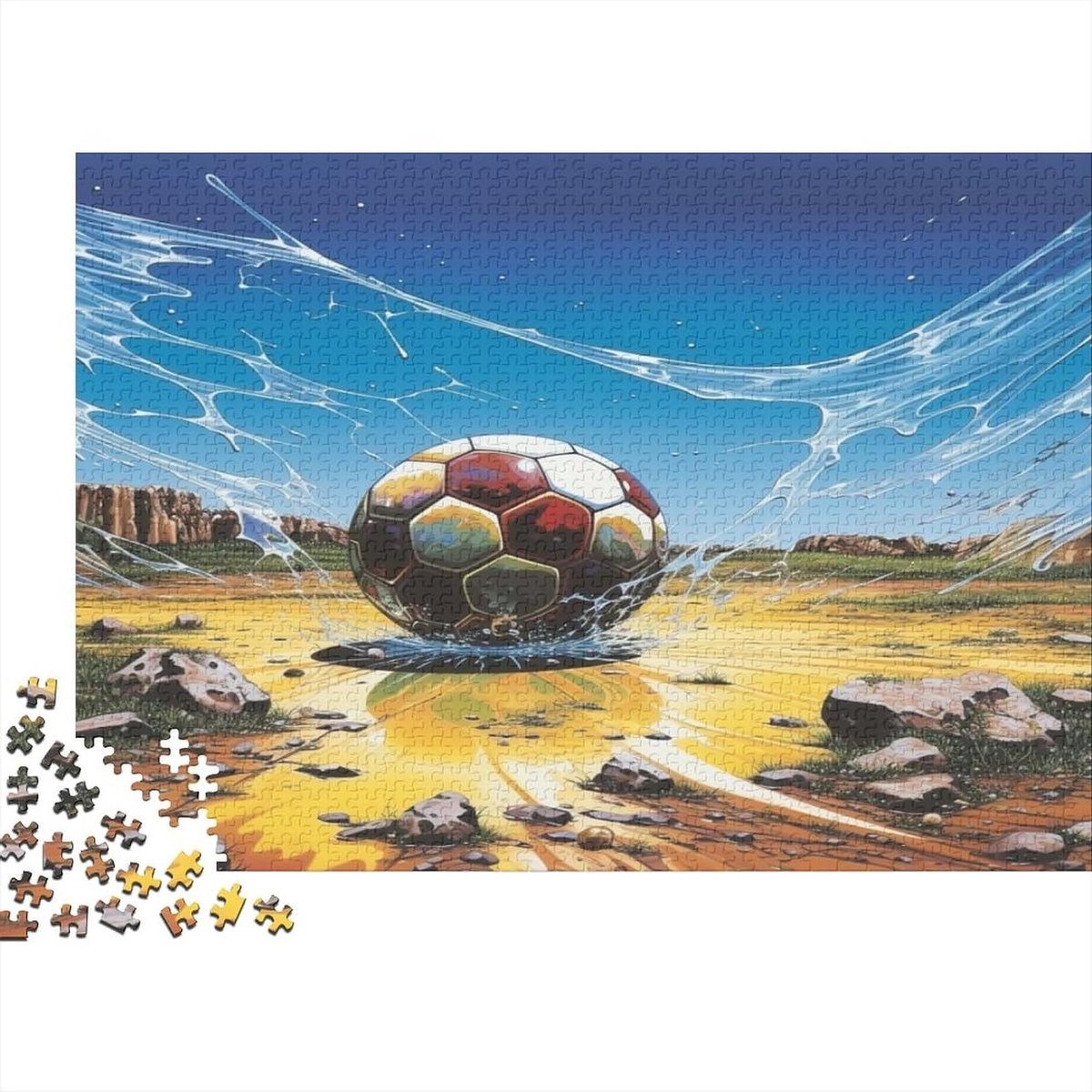 Fotopuzzel - Zelf vormgeven - Ontspanning thuis - Unieke stukjes - 1000 stukjes - Multi