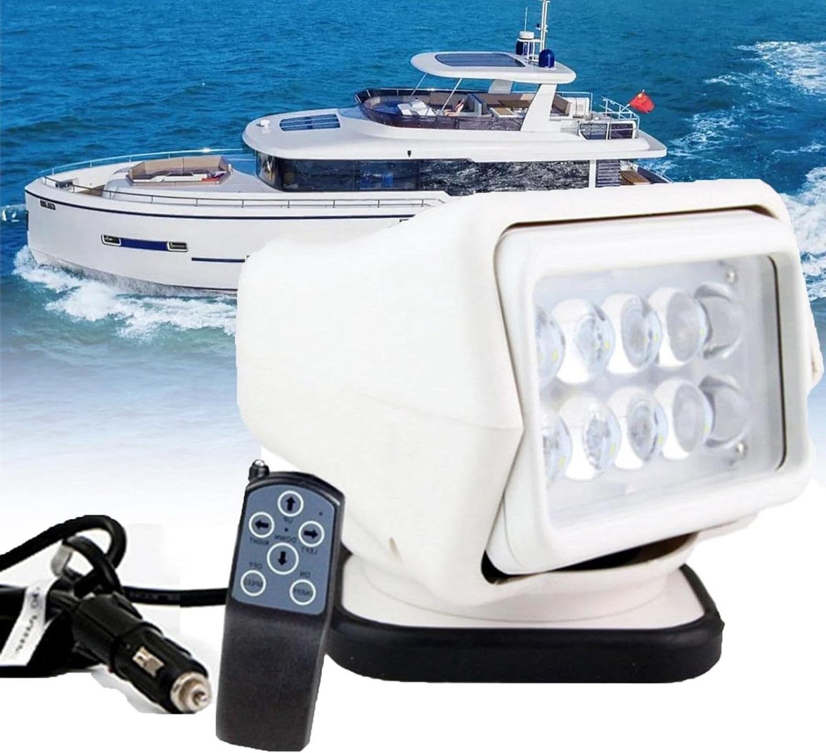 Led Spot - Zoeklamp Krachtig - Veelzijdig Gebruik - Magnetische Basis - 50W - Wit