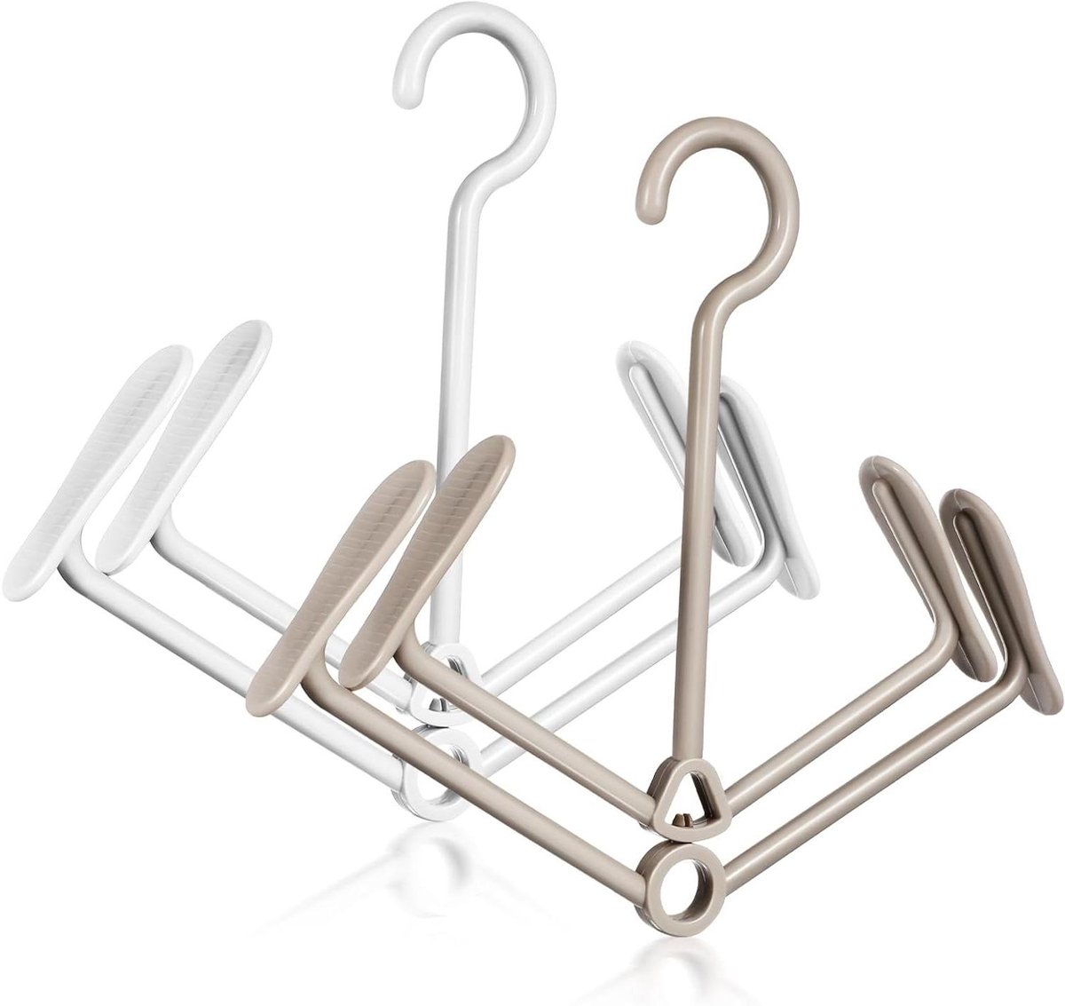 Inklapbare Schoendrogers - Schoenenhangers - Schoenen Drogen - Ruimtebesparend Ontwerp - 2 Stuks - Wit