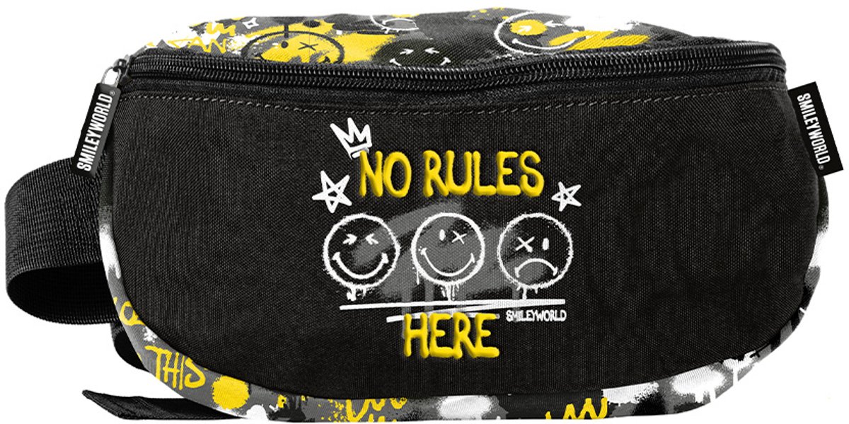 Smiley Heuptasje - 22 x 11 x 8 cm - Polyester